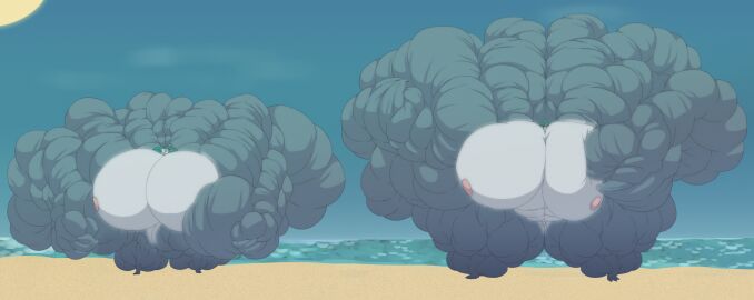 abs biceps breasts female fish muscles muscular muscular_arms muscular_female muscular_legs muscular_thighs pecs pictaur shark