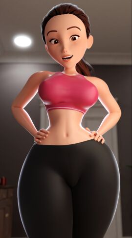 3d disney elastigirl female helen_parr nude smitty34 the_incredibles
