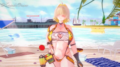 1boy 1girls ahe_gao beach big_ass big_breasts big_butt big_penis bikini breasts cum cum_in_pussy cum_inside doggy_style down_angle elegg_(nikke) goddess_of_victory:_nikke huge_ass huge_breasts huge_cock krackdraw longer_than_30_seconds longer_than_one_minute nikke nipples pink_nipples plap sound squirting string tagme text vagina vaginal_penetration video video_games yellow_hair