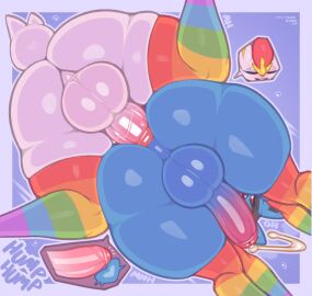 2024 2boys 2d 2d_(artwork) 2femboys anal anal_penetration anal_sex anthro_on_anthro artist_name ass balls big_ass big_butt blue_body blue_fur bunny canine cinderace cum cumming cumming_from_anal_sex cumming_while_penetrated femboy femboy/femboy femboy_on_femboy femboy_penetrated femboy_penetrating foreskin frumples game_freak gay generation_4_pokemon generation_8_pokemon genital_fluids genitals humanoid_genitalia humanoid_penis humping lagomorph low-angle_view lucario male male/male male_only male_penetrated male_penetrating male_penetrating_male nintendo penis penis_in_ass pokemon pokemon_(species) prostate prostate_stimulation prostate_with_heart rabbit rabbit_humanoid sex striped_thighhighs thick thick_ass thick_butt thick_thighs thighhighs uncircumcised white_body white_fur x-ray yaoi