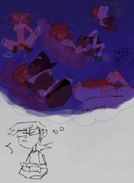 black_hair carter_keeth cartoon_network chubby_female cuntboy dominant_female female freckles glasses harold_(td) harold_(tdi) interracial_sex intersex leshawna_(tdi) male pink_pussy pussy red_hair submissive_male total_drama_(series) total_drama_island