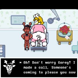 1:1 after_sex anthro asgore_dreemurr asgore_dreemurr_(deltarune) ass balls beard big_ass big_butt blonde_hair bodily_fluids body_hair boss_monster_(undertale) bovid caprine chair chest_hair clothing cum cum_drip cum_dripping_from_ass cum_in_ass cum_inside cum_overflow deer deltarune digital_media_(artwork) dot_eyes dripping duo facial_hair flower fur furniture genital_fluids genitals goat hair hand_on_hip hi_res hopsital horn huge_ass huge_butt joalmidon looking_at_another male male/male male_only mammal mature_anthro mature_male nipples nude one_eye_closed penis pixel_(artwork) plant rear_view reindeer rose_(flower) rudolph_holiday simple_eyes size_difference skinny smile surprised surprised_expression text undertale_(series) white_body white_fur wink