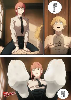 anus ass balls big_breasts big_penis black_bra black_panties blonde_hair blowjob breasts chainsaw_man clitoral_hood clitoris cock comic cum cumshot demon demon_girl demon_horns denji_(chainsaw_man) domination erect_penis erection feet feet_licking feet_on_chest feet_on_face feet_visible_through_clothing feet_worship female femdom flexible_toes foot_fetish foot_on_chest foot_on_penis foot_suck foot_worship footcroft footjob foreskin from_below labia long_toes makima_(chainsaw_man) male nipples nude nude_female nude_male orange_eyes penis penis_in_pussy penis_out power_(chainsaw_man) pussy red_hair sitting_on_person smelly_feet sock_in_mouth sock_on_penis socks soles soles_of_feet_in_socks sperm steam steamy_feet sweaty_feet toenail_polish toes toes_up toes_visible_through_clothing uncircumcised undressing vaginal_penetration vaginal_sex white_panties white_shirt white_skin white_socks yellow_eyes