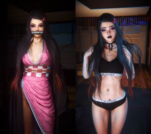 1girls 2025 3d 4k bamboo_gag belly belly_button big_lips black_eyeshadow black_hair black_lipstick black_makeup blacked_clothing bnwo bra breasts choker chromatic_aberration clothed clothing coat coat_on_shoulders corrupted corruption crashbanditkut demon_slayer depth_of_field eyebrows eyelashes eyeliner eyeshadow female female_focus flat_chest flat_chested hair hair_ribbon half-closed_eyes hi_res high_resolution highres human kimetsu_no_yaiba kimono light-skinned_female light_skin lips lipstick little_sister long_eyelashes long_hair looking_at_viewer makeup mascara multicolored_hair navel navel_piercing nezuko_kamado orange_hair pale-skinned_female pale_skin panties piercing purple_eyes qos qos_clothing qos_tattoo queen_of_spades queen_of_spades_symbol queen_of_spades_tattoo ribs seductive seductive_look seductive_smile small_breasts snowbunny solo solo_female solo_focus spade_tattoo submissive submissive_female teenage_girl teenager thick thick_eyebrows thick_thighs thighs very_long_hair video_game_character video_games virt-a-mate virtamate