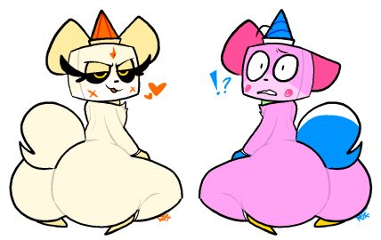 2021 anthro ass bedroom_eyes big_ass big_butt black_nose black_sclera blue_body blue_fur blue_horn blue_tail bubble_ass bubble_butt cartoon_network collar confusion digital_media_(artwork) domestic_cat duo equid equine exclamation_point eyebrows eyelashes fan_character felid feline felis female fur green_collar half-closed_eyes heart_symbol horn hybrid kneeling lego looking_at_viewer looking_back mammal multicolored_body multicolored_fur mythological_creature mythological_equine mythology narrowed_eyes nona_(thackerzod) on_hind_legs orange_ears orange_horn pink_body pink_ears pink_fur plump plump_ass plump_butt plump_thighs presenting presenting_hindquarters question_mark raised_eyebrow seductive simple_background tail teeth thackerzod the_lego_movie thick thick_ass thick_butt thick_eyelashes thick_thighs tongue tongue_out two-tone_tail unicorn unikitty unikitty! white_background white_body white_fur white_tail wide_ass wide_hips wide_thighs yellow_collar yellow_eyes