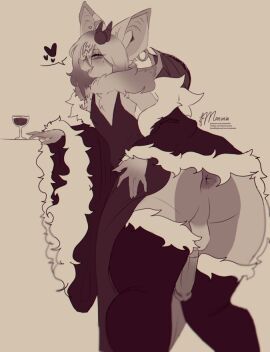 1boy accessory anthro anus ass backsack balls ballsack bent_over boots clothing cock_ring ear_piercing ear_ring femboy footwear fur furry gargoyle genitals girly half-closed_eyes horn jewelry legwear looking_at_viewer looking_back looking_back_at_viewer male male_only manunia markings mole_(marking) narrowed_eyes penis penis_accessory penis_backwards penis_jewelry penis_tuck piercing presenting presenting_hindquarters ring_piercing smile solo stockings thigh_boots thigh_highs wings