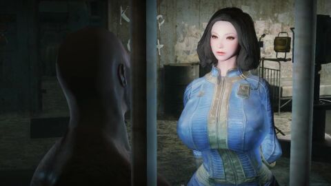 3d advertisement basement bethesda_softworks bomb_collar cage dungeon emotrashcan fake_advertisement fallout no_sound prison_bars raped_female slave_collar slavegirl tagme this_is_your_life_now ugly_bastard ugly_male ugly_man vault_dweller vault_suit video