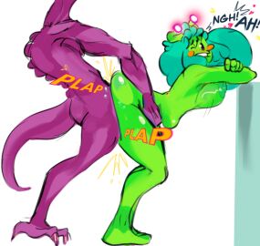 alien_girl alien_humanoid fucked_from_behind homar_simpleton nova_(homar_simpleton) side_view tagme