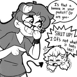 2d akira_(ikeychain) comic_panel female ikeychain natalie_(ikeychain) original original_character tagme trans_woman transfem