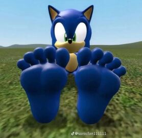 3d feet male male_only solo sonic_(series) sonicfan111111