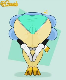 1girls 2023 2023s ass ass_focus ass_up back_view background backpussy big_ass big_butt blue_panties blue_skirt butt_focus cameltoe clothed clothed_female cuphead:_the_delicious_last_course cuphead_(game) female female_focus female_only from_behind front_bend frontbend full_body gloves gnaskb green_background green_panties hearts_around_butt heels huge_ass legs_together ms._chalice own_hands_together panties pose praise_da_booty_(meme) pumps pussy pussy_bulge pussy_outline rear_pussy rear_view simple_background skirt solo solo_female solo_focus thighs underwear upskirt vagina yellow_body yellow_footwear yellow_heels yellow_shoes yellow_skin