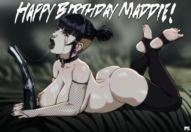 1girls 2024 after_oral alternate_version_available arched_back areolae armwear ass bangs big_ass big_breasts big_lips black_hair black_legwear black_lipstick black_nails black_stockings black_thighhighs breasts bubble_ass bubble_butt busty calves character_name cleavage clothed clothed_female clothes clothing collar collarbone curvaceous curvy dildo ear_piercing english_text equine_dildo feet feet_up female fingerless_gloves fishnet_armwear fishnet_gloves fishnets full_body functionally_nude gauged_ear gloves goth goth_girl green_eyes hair hi_res horse_dildo human large_ass large_breasts legwear light-skinned_female light_skin lip_piercing lipstick looking_at_viewer lying lying_on_stomach madeline_zoldak makeup makeup_running mascara medium_hair nail_polish nipple_piercing nipples nose_piercing nude nude_female on_stomach open_mouth original original_character pale-skinned_female pale_skin partially_clothed piercing plump_lips ponytail pumpkinsinclair running_mascara runny_makeup saliva saliva_on_dildo saliva_string saliva_trail sex_toy side_view signature soles solo spread_toes stirrup_legwear text thick_lips thick_thighs thighhighs thighs toe_curl toes voluptuous wide_hips