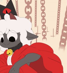 animated ass big_ass big_butt cult_of_the_lamb femboy furry lamb_(cult_of_the_lamb) male naked tagme tagme_(artist) zudofu_(artist)