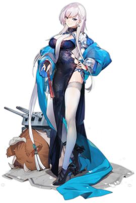 1girls ass azur_lane belfast_(azur_lane) big_ass big_breasts black_footwear blue_dress blue_eyes boar braid breasts cannon chain china_dress chinese_clothes cleavage cleavage_cutout closed_mouth clothing_cutout collar dress earrings faux_figurine female folded_fan folding_fan french_braid full_body game hand_fan hand_on_own_hip heart heart_earrings heels high_heels holding holding_fan jewelry large_breasts long_hair looking_at_viewer official_alternate_costume official_art panties pelvic_curtain side_slit side_tie_panties simple_background smile solo standing thighhighs thighs turret underwear white_background white_hair white_legwear white_thighhighs