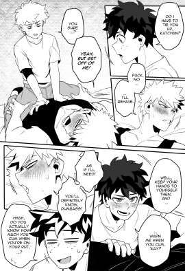 2boys 2d alpha_male bakugou_katsuki black_hair blonde_hair blush boku_no_hero_academia clothed clothed_blowjob clothed_male clothed_male_clothed_male clothed_sex comic domination english english_text eyes gay gay_male greyscale hair imminent_oral imminent_sex izuku_midoriya katsuki_bakugou kyosein male male/male male_focus male_only midoriya_izuku monochrome muscles muscular muscular_male my_hero_academia my_hero_academia_(finale) no_sex omegaverse rut rutting straddling text thigh_grab uncensored yaoi