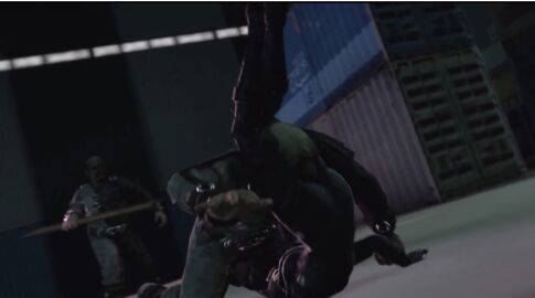 3d batman:_arkham_city batman_(series) catwoman catwoman_(arkham) catwoman_(arkham_city) dc dc_comics female headscissor ruskjoel scissorhold selina_kyle tagme