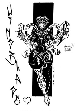 amazonrider ass big_ass big_breasts breasts female nipple_bulge nipples_covered nipples_visible_through_clothing robot robot_girl robot_humanoid thick_hips thick_legs thick_thighs traditional_media_(artwork) transformers transformers_prime waist windblade windblade_(elflord) windblade_(trawert)