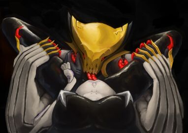 2d 2d_(artwork) 2girls alien alien_girl balkon_(artist) big_breasts breasts breasts_out claws cunnilingus female lesbian_sex licking_pussy multiple_females multiple_girls oral oral_sex pussy robot_girl robot_humanoid trinity_(warframe) trinity_prime_(warframe) valkyr_(warframe) warframe wolf wolf_girl yuri