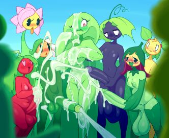 1girls 2boys 2futas areola areolae balls bella_(screwroot) big_breasts big_penis blush bottom_heavy breasts cum cum_on_body cum_on_breasts cum_on_face cum_on_pussy cumshot ejaculation erection exhibitionism female femboy_on_female flora_fauna futa_on_female futanari heart-shaped_pupils huge_balls huge_breasts huge_cock humanoid humanoid_penis hyper_penis intersex male masturbating masturbation naked nipples nude nude_female nudity orgasm orgy penis plant plant_girl plant_humanoid precum precum_drip public public_masturbation public_nudity pussy screwroot simple_eyes smooth_balls smooth_penis standing thick_thighs wide_hips