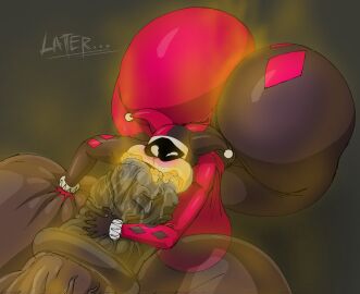 1girls ass ass_bigger_than_head ass_bigger_than_torso balls blowjob clown clown_girl dark-skinned_male dark_skin dc dc_comics dickcheese eyes_rolling_back fart fart_fetish female feral harley_quinn harley_quinn_(classic) horsecock hyper hyper_ass hyper_balls hyper_penis male mrwastemaster musk penis skintight skintight_bodysuit smegma smell