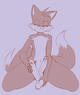 absurd_res anthro balls balls_fondling bedroom_eyes biffalo canid canine dominant duo eulipotyphlan femboy feminine_tails fondling fox genitals girly half-closed_eyes handjob hedgehog hi_res kneeling male male/male mammal miles_prower narrowed_eyes penile penis seductive sega sex smile smug smug_face sonic_(series) sonic_the_hedgehog sonic_the_hedgehog_(series) straddling tails tails_the_fox thick_thighs wide_hips