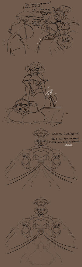 1futa 1girls alien alien_girl alien_humanoid arms_behind_back asian_clothing ass balls balls_worship big_ass big_balls big_breasts bondage boob_window breasts breasts_bigger_than_head captive captured cleavage cleavage_window collar corset dialogue dress english english_text fancy_clothing female femsub futa_on_female futanari hat hidden hidden_sex huge_balls huge_breasts huge_cock human humanoid inquisition_(warhammer_40k) inquisitor_(warhammer_40k) intersex jakearmorsmith japanese_clothes kimono large_breasts licking_balls monocle noble noblewoman offscreen_character penis pushed_down restrained robe robes rogue_trader royal royalty sex sex_under_clothes sex_under_skirt slave smirk smug smug_face smug_grin smug_smile staff stealth_sex table tau text thick_thighs thigh_highs thighhighs under_dress warhammer_(franchise) warhammer_40k wide_hips worship worshiping