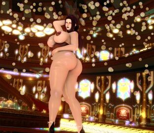 1girls 3d ass ass_focus bbw black_hair black_lipstick black_nails blush breasts bubble_butt bunny_costume bunny_girl bunnysuit casino choker corset dark_nipples fat_ass female female_only final_fantasy final_fantasy_xiv freckles freckles_on_ass gold_saucer gpose_(ffxiv) heels huge_ass hyur light-skinned_female light_skin milf miss_loire nipple_pasties oiled_ass pale_skin pasties smile sweat sweaty_breasts thick_ass thick_thighs thighs uniform wide_hips