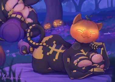 2026 2d_animation animated ass big_breasts big_butt black_body bodily_fluids breasts chernilla clothing costume digital_media_(artwork) dildo dildo_in_vagina dildo_insertion domestic_cat ejaculation epic_games fangs felid feline felis female female_human female_humanoid food for_a_head forest forest_background fortnite fruit genitals hands-free huge_hips human humanoid long_playtime mammal masturbation mature_female mature_human mature_humanoid motion_tweening nature nature_background nipples object_head orgasm penetration plant pose prehensile_tail pumpkin pumpkin_head rig sex_toy sex_toy_in_vagina sex_toy_insertion shaking solo sound sound_effects spice_(fortnite) tagme tail teeth terikon_(sfx) tree vaginal_penetration video voice_acted vulva wide_hips yellow_eyes