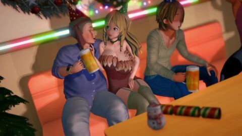 1boy 1girls age_difference animated blonde_hair cheating cheating_wife christmas cuckold cum cum_in_pussy cum_inside deliriumbear drunk engagement_ring english_text fingers garter_belt garter_straps green_eyes groping holding_hands huge_breasts longer_than_one_minute mating_press missionary mp4 multiple_boys netorare ntr oblivious older_male_and_younger_female original sound sound_effects tagme teasing text twin_drills ugly_bastard unprotected_sex vaginal_sex video voluptuous_female