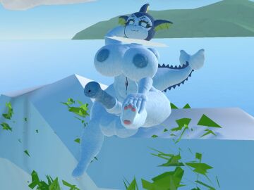 1futa 3d 3d_(artwork) anthro arm_behind_head arm_on_leg balls ballsack belly_button big_areola big_areolae breasts curvy curvy_female curvy_figure eeveelution equine_penis erect_penis erection female foot_fetish furry furry_female furry_futa furry_only futa_only futanari high_quality horse_penis horsecock horsecock_futa horsecock_on_humanoid intersex lake large_penis leg_out leg_up looking_at_viewer looking_seductive massive_breasts mommy mommy_kink moss nipples ocean ocean_background penis pokemon pokemon_(species) rec_room recroom recroom-nsfw rock rocks shaded sitting sitting_on_rock syntholsoul vaporeon vaporeon_tail