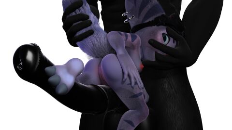 horsecock imminent_sex restrained rivet_(ratchet_and_clank) size_difference smaller_female standing