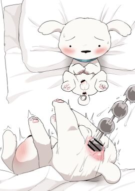 anal anal_beads anal_beads_in_ass anal_sex anal_tugging blush canid canine canis censored censored_genitalia censored_penis crayon_shin-chan domestic_dog feral gay gay_anal gay_sex genitals homosexual homosexual_male homosexual_sex humanoid_genitalia humanoid_genitalia_on_feral humanoid_penis humanoid_penis_on_feral lying male male/male male_only male_penetrated male_penetrating male_penetrating_male maltese mammal manmosu_marimo mouthless object_in_ass on_back penetration penis sex_toy sex_toy_in_ass sex_toy_insertion shiro_(shin-chan) solo toy_dog yaoi