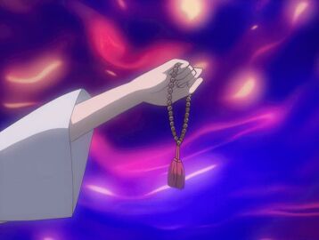 00s 1girls 2006 animated aura beads bible_black bible_black_new_testament breasts chanting closed_eyes female large_breasts mature_female nipples open_clothes open_robe red_hair robe shin_bible_black short_hair sweat tagme takashiro_hiroko veil