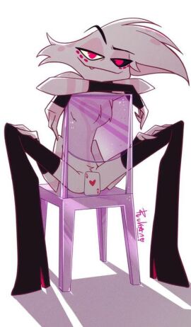 angel_dust_(hazbin_hotel) hazbin_hotel male rukan solo_male tagme vivziepop