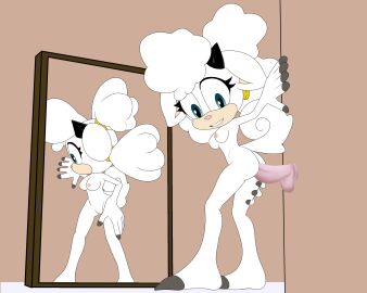 2d dildo from_behind furry idw_comics idw_publishing lanolin_the_sheep mirror mirror_reflection mobian mobian_(species) mobian_sheep nap´sart sega sex_toy sonic_(series) sonic_the_hedgehog_(comics) sonic_the_hedgehog_(idw) sonic_the_hedgehog_(series)