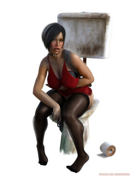 3d ada_wong resident_evil tagme toilet