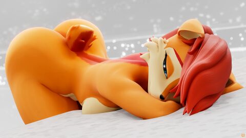 3d anthro archie_comics ass ass_up bed blender blue_eyes brown_body brown_fur chipmunk digital_media female fur furniture ground_squirrel hair hi_res lying lying_on_bed mammal nude on_bed rodent sally_acorn sally_acorn_(warfaremchine) sciurid sega simple_background smile solo sonic_(series) sonic_the_hedgehog_(archie) sonic_the_hedgehog_(comics) sonic_the_hedgehog_(series) squirrel tail tired_eyes unuxory