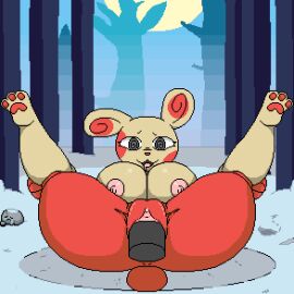 3_toes animated anthro anus areola big_breasts big_ears biped bodily_fluids breasts clitoris dead_tree detailed_background digital_media_(artwork) disembodied_penis drooling duo feet female female_focus forest from_front_position furry generation_3_pokemon genitals grey_eyes holding_both_legs imactuallygarbage legs_up looking_at_viewer looking_pleasured male male/female multicolored_body nintendo nipples open_mouth open_smile pawpads paws penetration penis pink_nipples pixel_(artwork) pixel_animation plant pokemon pokemon_(species) pussy rock saliva sex short_tail smile snow solo_focus spinda spiral_eyes spread_legs spreading sun tail thick_thighs toes tree vaginal_penetration