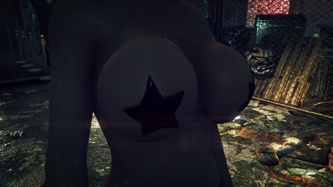 3d big_breasts breasts collar collarbone edit elizabeth_bodling fake_breasts fake_tits female hitman hitman_absolution io-interactive private_dance raining star_pasties strip_club stripper video_games wet_body