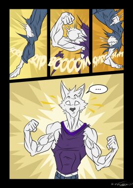 abs acommonmisconception anthro biceps canine male male_only muscles muscular muscular_arms muscular_legs muscular_male muscular_thighs pecs