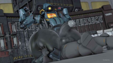 3d apex_legends ass don'tasklemon dontasklemon dummie_(apex_legends) facesitting femboy gay male male_only musk musk_clouds pathfinder_(apex_legends) robot thick_ass thighs