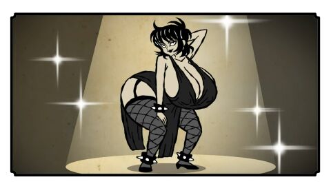 1girls 5_alguma_coisa black_dress black_eyes black_hair black_lips brazilian_female breasts cleavage covered_nipples female fishnet_thighhighs full_body goth goth_girl hand_on_head head_on_knee huge_breasts jamily_(5_alguma_coisa) looking_at_viewer screenshot short_hair solo spotlight stockings thick_thighs twerking youtube