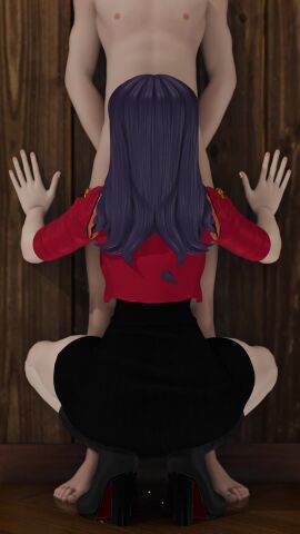3d 3d_(artwork) 3d_animation 3d_model 3d_render animated blender blender_(artwork) blender_(software) blender_eevee katsuragi_misato misato_katsuragi neopn_genesis_evangelion tagme video