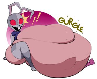 1girls big_belly bunny bunnysuit digestion female five_nights_at_freddy's five_nights_at_freddy's:_security_breach hyper scottgames spaggoot spaghettiz steel_wool_studios vanny_(fnaf) vore vore_belly