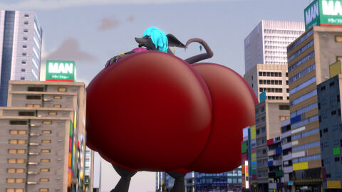 1girls 3d 3d_(artwork) 3d_background 3d_model 3d_render animal_ears anthro anthro_female anthro_focus anthro_only ass ass_focus big_ass black_fur blue-haired_female blue_hair bubble_ass bubble_butt city fat fat_anthro fat_ass fat_female female female_focus female_only furry furry_female furry_only fursona glasses huge_ass hyper_ass kingofthekabuto macro maddie_rattie murine no_humans obese obese_anthro obese_female oc original original_character overweight_anthro overweight_female pink_eyes queenofthekabuto rat rat_ears rat_girl rodent solo tagme thick_thighs trans_woman transfem wide_hips