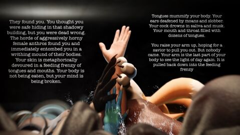 1boy 3d 6+girls anthro anthro_on_human caption caught claws crossover digimon dogpile dominant_anthro dragon_girl eaten_alive elite_(halo) english_text engulfing_paizuri female female_sangheili femdom fluids furry grabbing grey_scales grey_skin halo_(game) halo_(series) hand_grab harem hoard horde human human_on_anthro imminent_sex mal0 male male_human/female_anthro male_on_anthro male_sub malo mildmeat motion_blur multiple_females multiple_girls pile pulled_by_another pulled_down pulling_arm renamon sandwiched sangheili scalie scp-1471 scp-1471-a scp_foundation straight submissive_male yellow_fur