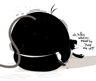 2021 afro anal anal_sex anthro anus asking ass ass_jiggle avian beak bent_over biped bird black_body black_clothing black_eyes black_eyewear black_feathers black_footwear black_glasses black_hair black_shoes black_tail black_text bodily_fluids bottomless bottomless_anthro bottomless_female breasts butt_jiggle cellphone clothed clothing digital_drawing_(artwork) digital_media_(artwork) donna_feathers electronics english_text eyelashes eyeshadow eyewear feathers female female_anthro footwear glasses grey_clothing grey_eyeshadow grey_hose grey_shirt grey_topwear greyscale hair hi_res holding_cellphone holding_object holding_phone holding_smartphone hose hose_in_butt hose_inflation inflation inkblot interjection jiggling knee_highs knee_socks legwear liquid_inflation looking_back maddeku makeup monobutt monochrome non-mammal_breasts panties panties_down partially_clothed partially_clothed_anthro partially_clothed_female penetration phone pie_cut_eyes portrait question_mark quotation_marks rear_view round_glasses shaded shadow shirt smartphone socks solo sound_effects spherical_inflation sweat sweaty_ass sweaty_butt tail tail_feathers talking_to_viewer text three-quarter_portrait topwear underwear underwear_down vowelless vowelless_sound_effect water water_inflation white_beak white_clothing white_footwear white_panties white_smartphone white_socks white_underwear