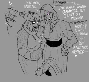 1girl1futa ass ass_grab beth_woods_(kryptraider) braid corset female fully_clothed futa_on_female futanari groping hoodie huge_cock imminent_incest imminent_sex incest intersex jessica_woods_(kryptraider) kryptraider mature_futa mother_and_daughter original original_character penis penis_under_skirt revealing_penis skirt skirt_lift tagme text turtleneck uncensored