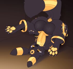 2025 4_toes absurd_res animal_genitalia animal_penis anus ass autofellatio backsash balls big_balls big_penis black_balls black_body black_fur canine_genitalia canine_penis claws digital_media_(artwork) eeveelution erection feet femboy feral fur gay gay_anal gay_male gay_sex generation_2_pokemon genitals hair hi_res hindpaw homosexual homosexual_male homosexual_sex huge_balls jewelry knot lying male male/male male_penetrated mammal masturbation nintendo nude on_back oral oral_masturbation pawpads paws penetration penile penile_masturbation penis pokemon pokemon_(species) ring_(jewelry) simple_background solo solo_male tail toes tongue tongue_out umbreon yaoi yellow_eyes