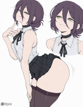 2d ai_generated anal anal_insertion anal_juice anal_orgasm anal_sex bikini bikini_top blush breasts caption captioned chainsaw_man comic cum dizzyarts duo english_text facial femboy femboy_focus femboy_penetrated feminine feminine_body feminine_faced_male feminine_male feminine_pose feminization framed grabbing_thighs light-skinned_male male male_only moan moaning moaning_in_pleasure motion_blur motion_lines multiple_males nude on_back open_mouth orgasm orgasm_face otoko_no_ko penis purple_eyes purple_hair reze_(chainsaw_man) rough_sex saliva saliva_drip saliva_string saliva_trail short_hair small_breasts small_penis small_waist smaller_male smaller_penetrated sucking_penis teasing tongue tongue_out white_background yaoi